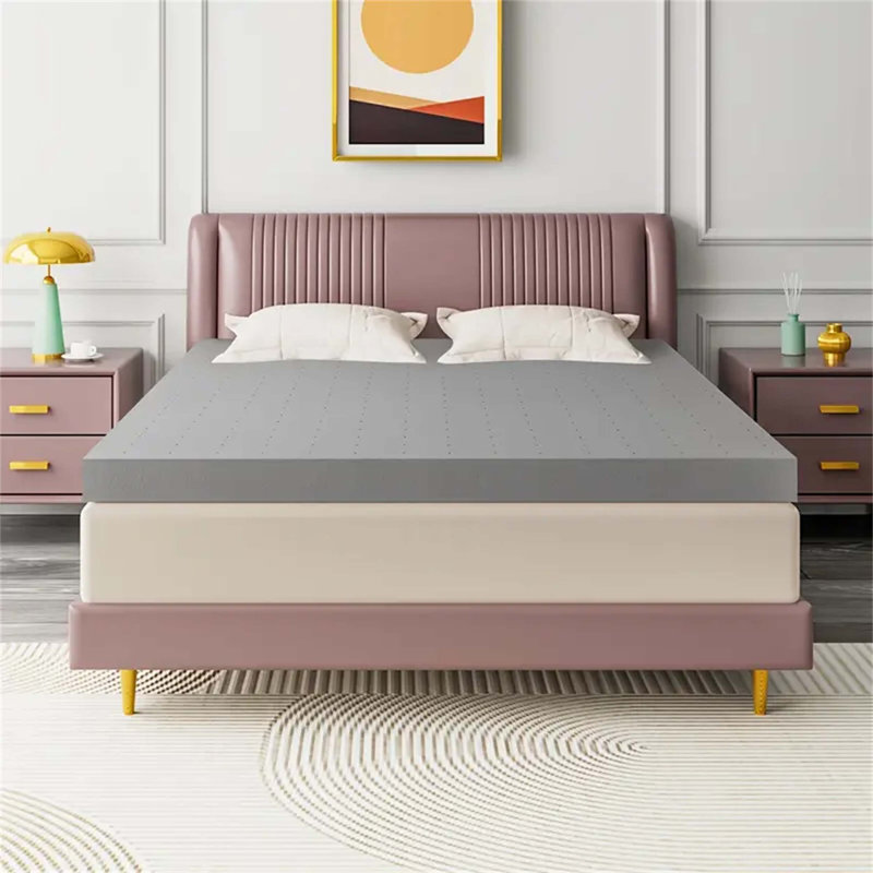Extra Firm Twin Mattress Topper Offering High Density Foam for Superior Back Support, Pressure Relief and a Restful Sleep Experience