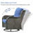 Klodjana Premium All-Weather Wicker 7 - Person Patio Conversation Set with Cushions-1223734450-1223734455