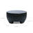 Mod Black Cement Round Outdoor Coffee Table