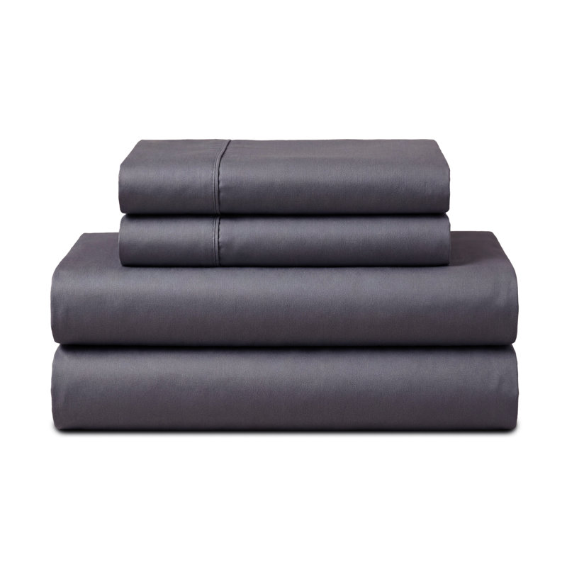 Ensemble de draps 4 pièces Beddora, Ensemble de draps pour très grand lit avec 2 taie, Fer forgé