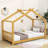 Luzette Twin Size House Platform Bed with Slats Support-1849335460