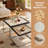 Modern Nesting Coffee Table, Space-Saving 2-Piece Set