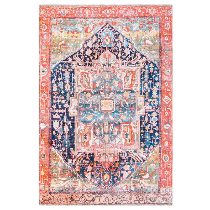 Tapis rouge Rosman, Rectangle 6 pi 7 po x 9 pi