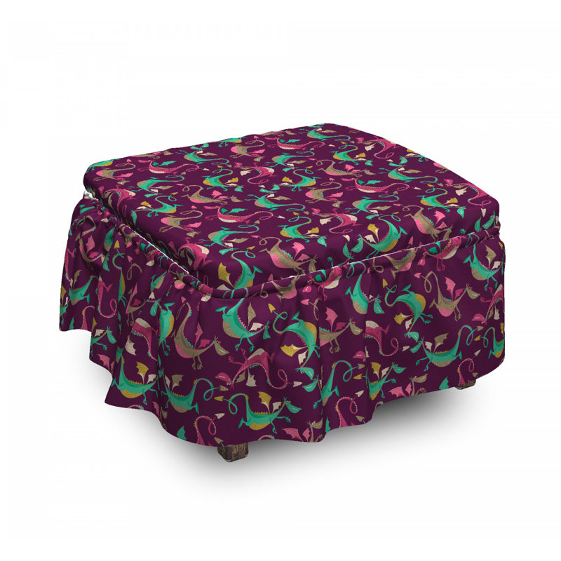 Housse pour de repose-pieds mytheal animaux amusants