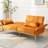 Isherwood 66‘’ Upholstered Velvet Adjustable Round Arm Covertible Sofa Bed-289483538