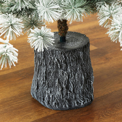 Arbre de Noël artificiel enneigé 5,5 pi