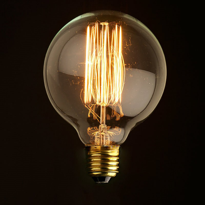 4 X 40W E27 G80 Dimmable Filament Vintage Edison Globe Light Bulb