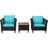 Alizandra Acacia 2 - Person Patio Conversation Set with Cushions-1922862591