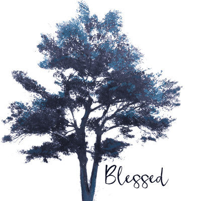 Blessed Tree - Wrapped Canvas Print