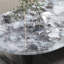 Table basse elliptique supercristalline en pierre