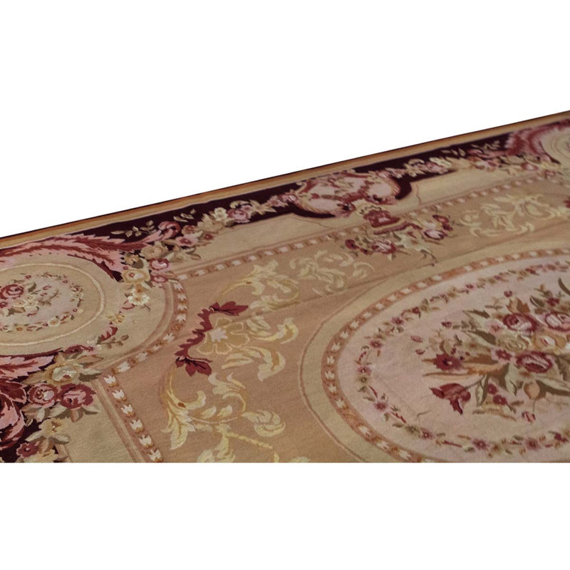 Handmade Wool Floral Area Rug