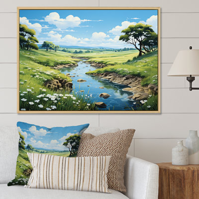 " Countryside River Reflections II "