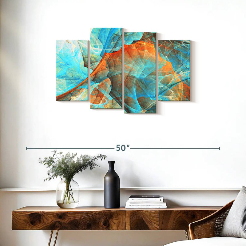 Abstrait numérique Avery Chill Out, H 22 po x l 36 po