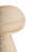 Modern Faux Stone Side Table Travertine and Onyx Finish Set of 2 for Indoor and Outdoor Use