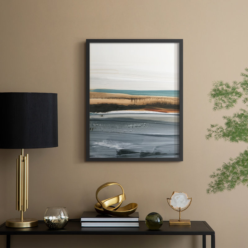 «Sienna Dunes I», Noir, noir, noir, noir, H 21 po x l 17 po