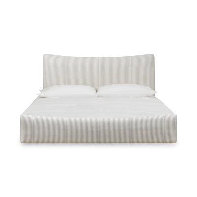 Windham Upholstered Platform Bed In Sage