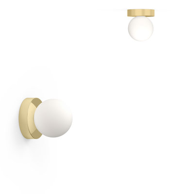 Bola Glass Flush Mounted Sconce