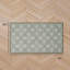 Austell Machine Woven Synthetic Geometric Area Rug in Green/White-491491050-478025354