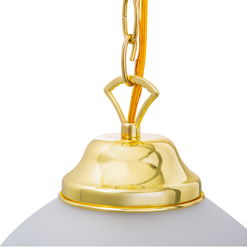 Dehart 1 - Light Single Pendant, Polished Brass