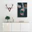 Peach Jellyfish In Abstract - Wrapped Canvas-55366613