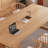 Burlywood Rectangular Solid Wood desk-216964412