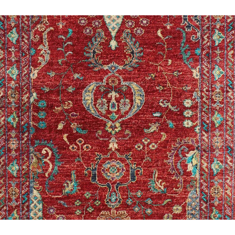 Runner Ahkeelah Oriental Hand Woven 83cm X 259cm Area Rug