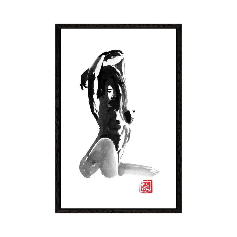 Hands Up by Péchane - Print on Canvas, Black Framed, 101.6 cm H x 66.04 cm W