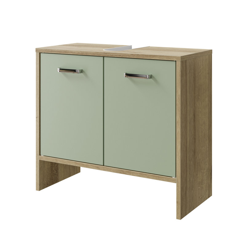 Washbasin Base Cabinet, Riviera Oak;Nb;Green
