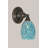 Wall Sconce With 5" Fusion Glass-32465040-32465046