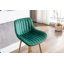 Ensemble de 2 tabourets de comptoir en velours avec repose-pieds chromé-1538041635-1538041637