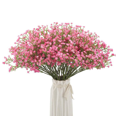36 bouquets artificiels de fleurs de gypophila artificielles pour bébé 36 po