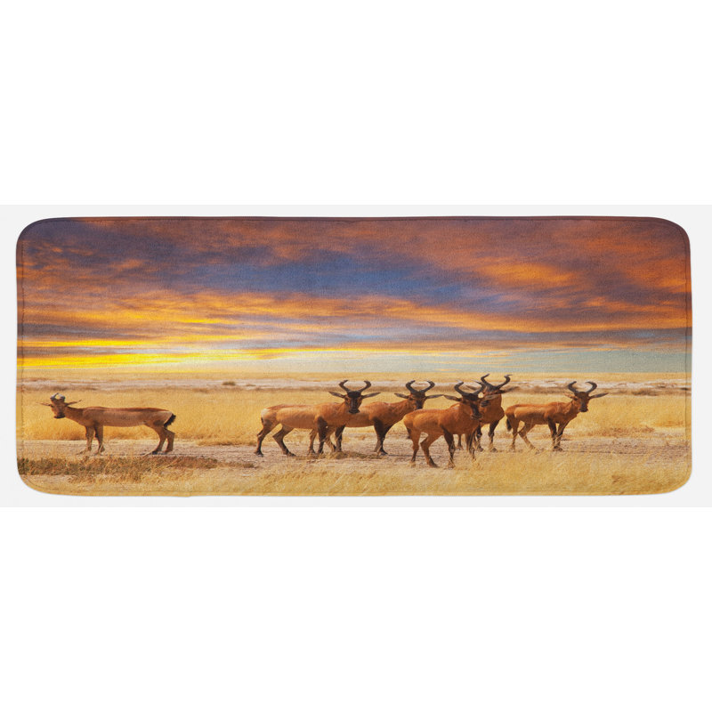 Tapis de cuisine safari