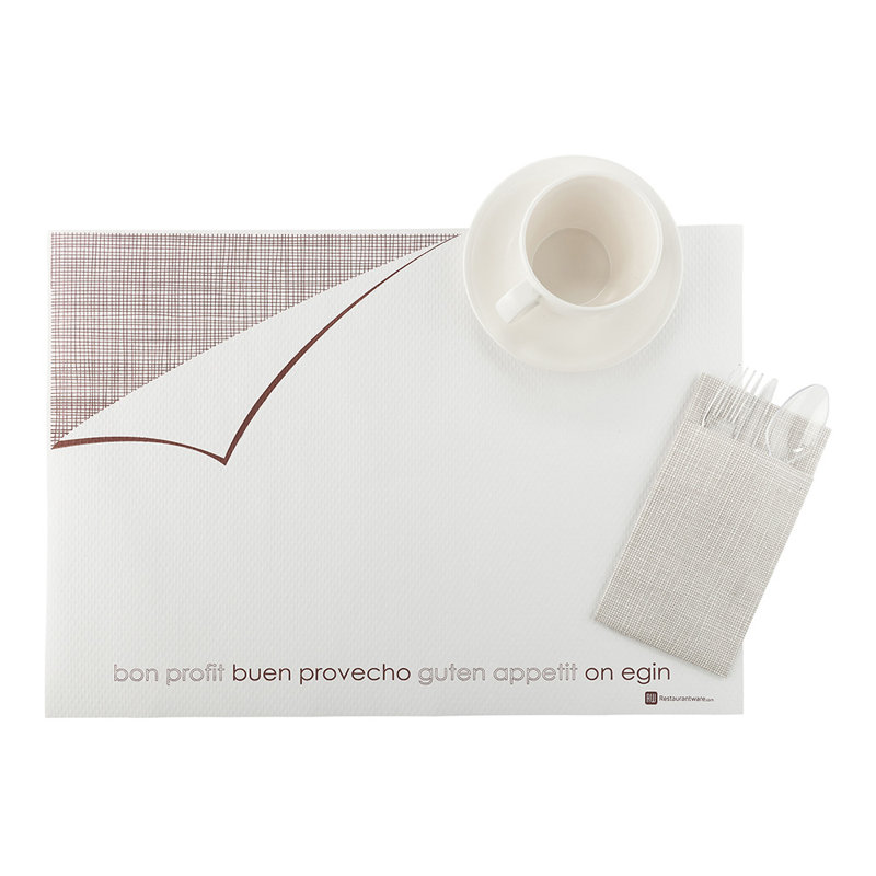 Rectangular Heavy Weight, Single Basic Paper Disposable Placemats