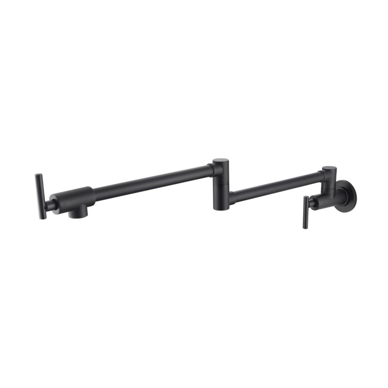 Robinet remplisseur mural, Noir mat