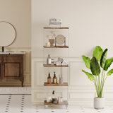 Jamisen Bookcase, Display Cabinet Curio Cabinet, Floor Standing Bookshelf, Acrylic and Wood