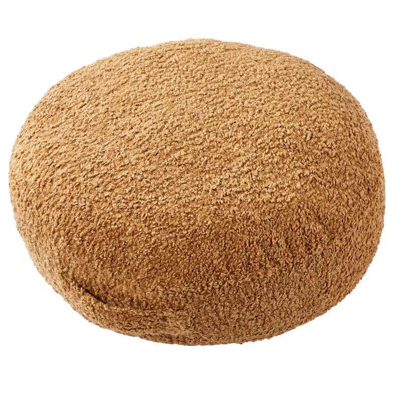 Housse et insert pour coussin de sol en polyester Zazzle, Brun clair