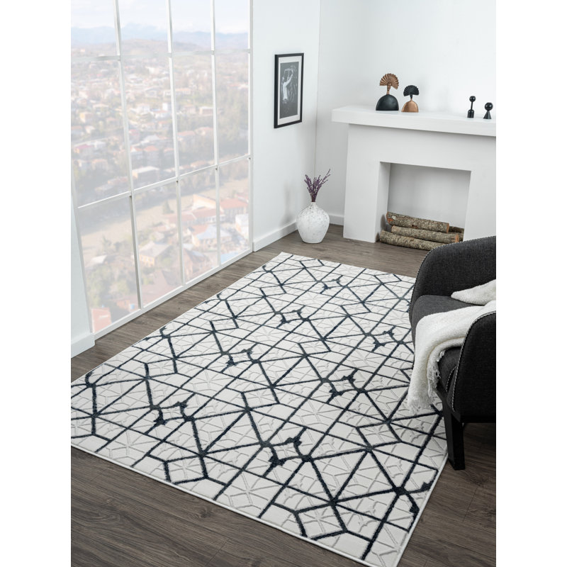 Tapis rectangulaire en jute / sisal Dipazika, Rectangle 7 pi 5 po x 10 pi 8 po