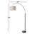 Astra 74'' Black Arched Floor Lamp