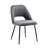 Vendrina Velvet Dining Chair with Steel Legs-1001429897