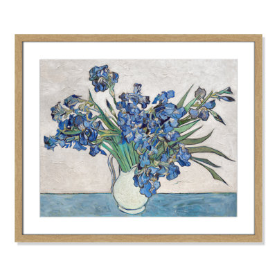 Imprimé iris bleu par Vincent Van Gogh