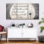 Mesure de la vie, citation de plusieurs impressions sur toile-439528690