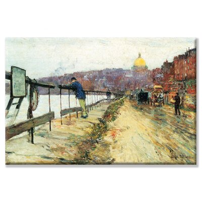 Charles River and Beacon Hill Painting Print on Wrapped Canvas -  Buyenlarge, 0-587-25230-8C2030