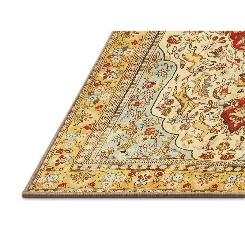 Abirad Oriental Indoor Rug, Rectangle 7' x 9'