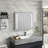 30 Inch H Recessed or Surface LED Mirror Cabinet With Defogger And Adjustable Shelves-88742695-88759054