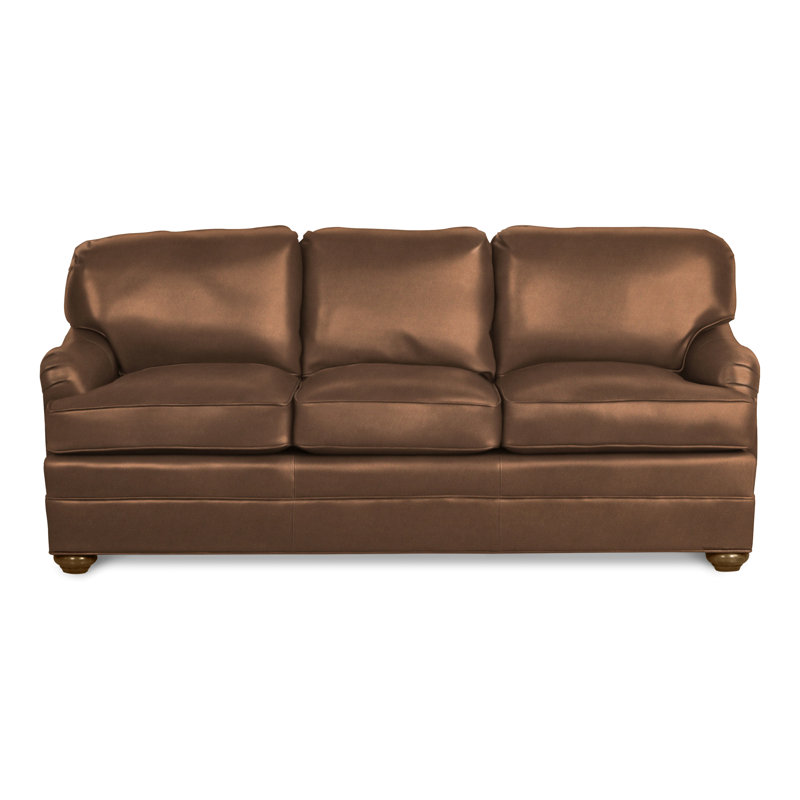 East Lake 82.5" Sofa, Gatsby Brown Sugar Genuine Leather, Havana