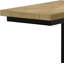 Table d'appoint Skyler en bois de manguier massif l 18 po avec incrustation géométrique