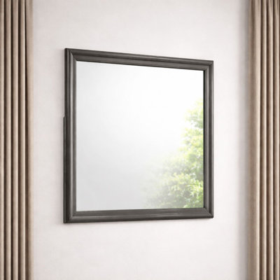 Mylhana Wood Flat Mirror