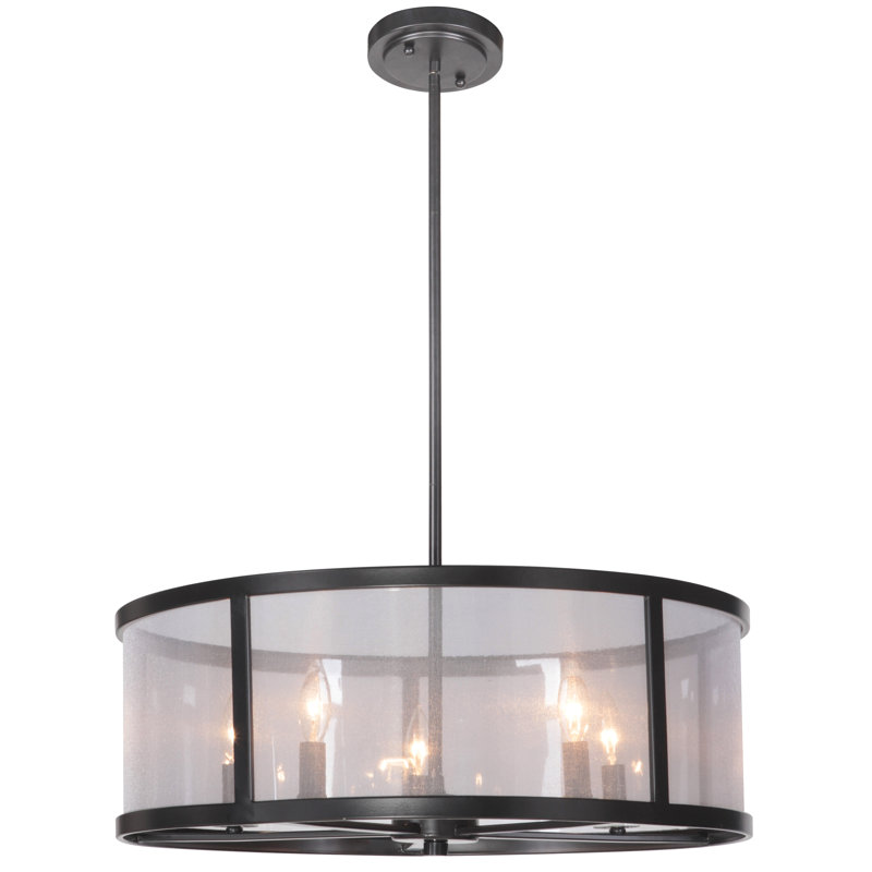 Lustree tambour 5 lumières Elmer
