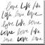 «Love, Love, Love (Square)» par SD graphiques Studio Print-1825685005-1825684993
