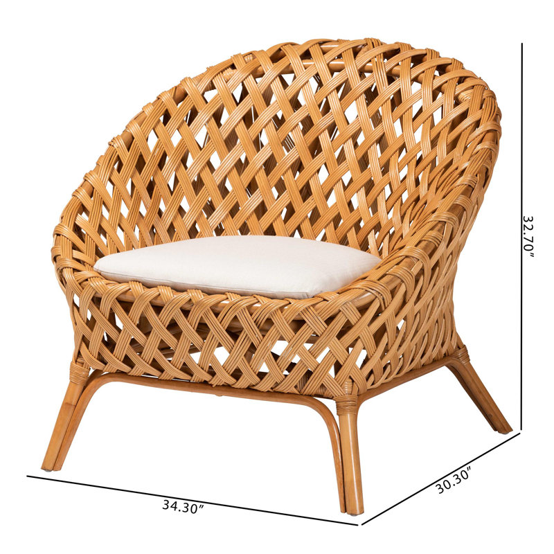 Benhart Bali & Pari Robista Bohemian Natural Accent Chair